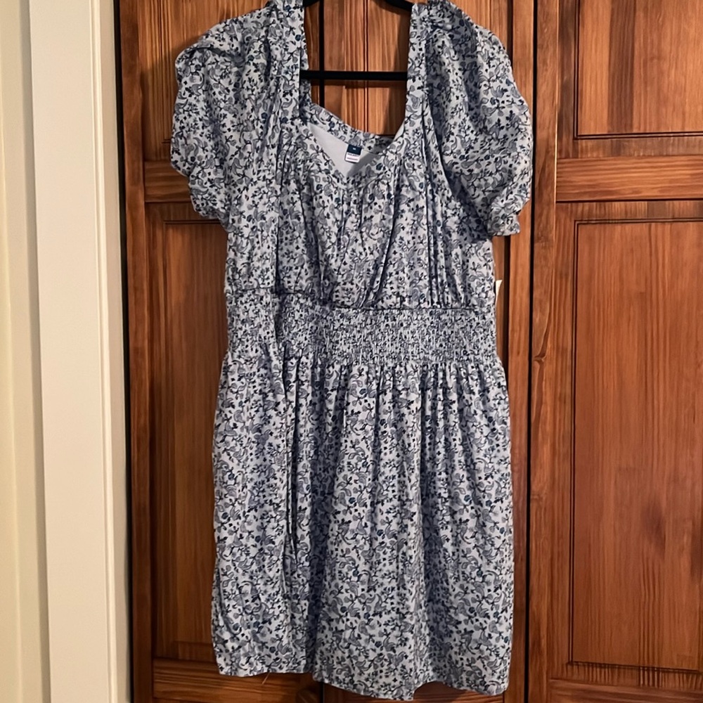 NWT Old Navy Floral Paisley Dress size XL